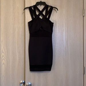 Black cocktail dress
